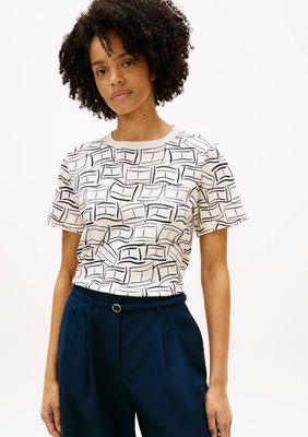 Tommy Hilfiger - Bluzka damska młodzieżowa ze sklepu: Gomez Fashion Store w kategorii: Bluzki damskie - zdjęcie 874714-BD9-10338_TH262W000259E90