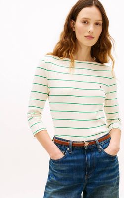 Bluzka damska na wiosnę Tommy Hilfiger ze sklepu: Gomez Fashion Store w kategorii: Bluzki damskie - zdjęcie 874714-BD9-10338_TH262W000262ZI1