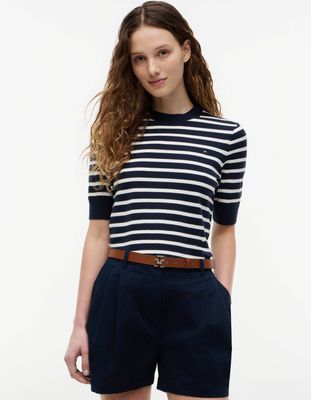 Sweter damski na lato Tommy Hilfiger ze sklepu: Gomez Fashion Store w kategorii: Swetry damskie - zdjęcie 874714-BD9-10338_TH262W000268E26