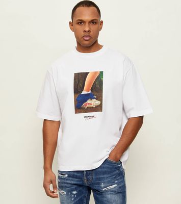 Dsquared2 - T-shirt męski ze sklepu: Gomez Fashion Store w kategorii: T-shirty męskie - zdjęcie 874714-BD9-10338_DQ262M000010100