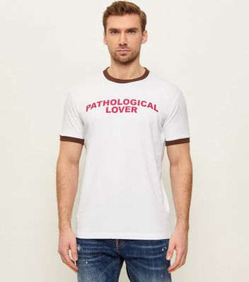 T-shirt męski na wiosnę Dsquared2 ze sklepu: Gomez Fashion Store w kategorii: T-shirty męskie - zdjęcie 874714-BD9-10338_DQ262M000011966