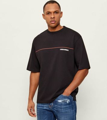 Dsquared2 - T-shirt męski wiosenny ze sklepu: Gomez Fashion Store w kategorii: T-shirty męskie - zdjęcie 874714-BD9-10338_DQ262M000017900