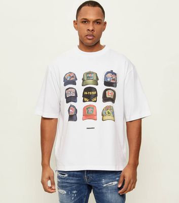 Dsquared2 - T-shirt męski młodzieżowy ze sklepu: Gomez Fashion Store w kategorii: T-shirty męskie - zdjęcie 874714-BD9-10338_DQ262M000024100