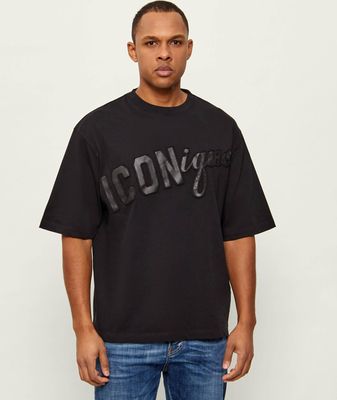 T-shirt męski wiosenny Dsquared2 ze sklepu: Gomez Fashion Store w kategorii: T-shirty męskie - zdjęcie 874714-BD9-10338_DQ262M000026900