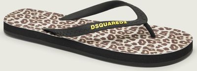 Klapki męskie na lato Dsquared2 ze sklepu: Gomez Fashion Store w kategorii: Klapki męskie - zdjęcie 874714-BD9-10338_DQ262M000034B31