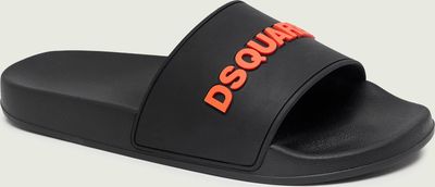 Klapki męskie na lato Dsquared2 ze sklepu: Gomez Fashion Store w kategorii: Klapki męskie - zdjęcie 874714-BD9-10338_DQ262M000042083