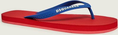 Klapki męskie letnie Dsquared2 ze sklepu: Gomez Fashion Store w kategorii: Klapki męskie - zdjęcie 874714-BD9-10338_DQ262M000043340