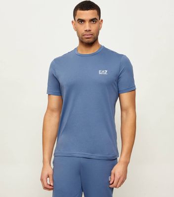 T-shirt męski casualowy EA7 ze sklepu: Gomez Fashion Store w kategorii: T-shirty męskie - zdjęcie 874714-BD9-10338_E7262M000090G34