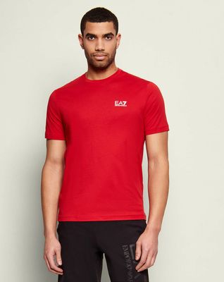 T-shirt męski na lato EA7 ze sklepu: Gomez Fashion Store w kategorii: T-shirty męskie - zdjęcie 874714-BD9-10338_E7262M000090G36