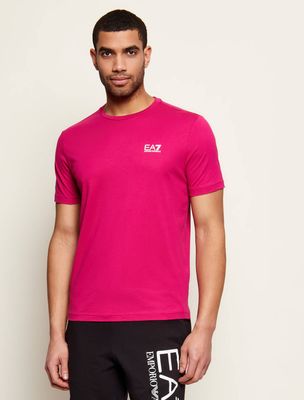 T-shirt męski na wiosnę casual EA7 ze sklepu: Gomez Fashion Store w kategorii: T-shirty męskie - zdjęcie 874714-BD9-10338_E7262M000090G38