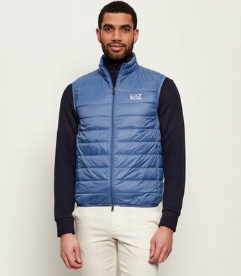 Kamizelka męska na wiosnę na lato EA7 ze sklepu: Gomez Fashion Store w kategorii: Kamizelki męskie - zdjęcie 874714-BD9-10338_E7262M000092G34