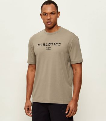 T-shirt męski na wiosnę EA7 ze sklepu: Gomez Fashion Store w kategorii: T-shirty męskie - zdjęcie 874714-BD9-10338_E7262M000107F78