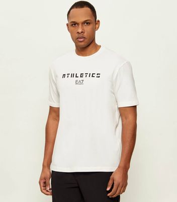 T-shirt męski na wiosnę EA7 ze sklepu: Gomez Fashion Store w kategorii: T-shirty męskie - zdjęcie 874714-BD9-10338_E7262M000107G14