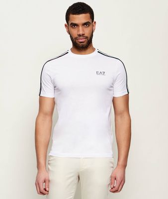 EA7 - T-shirt męski casual ze sklepu: Gomez Fashion Store w kategorii: T-shirty męskie - zdjęcie 874714-BD9-10338_E7262M000115C54