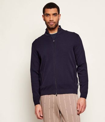 Sweter męski na wiosnę casual EA7 ze sklepu: Gomez Fashion Store w kategorii: Swetry męskie - zdjęcie 874714-BD9-10338_E7262M000118C52
