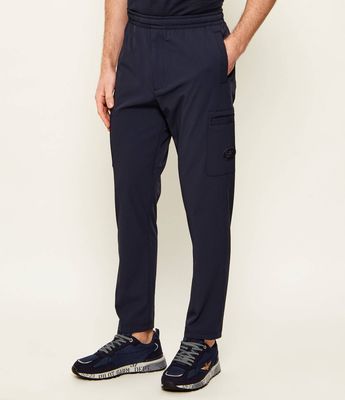 Spodnie męskie na jesień letnie EA7 ze sklepu: Gomez Fashion Store w kategorii: Spodnie męskie - zdjęcie 874714-BD9-10338_E7262M000120C52
