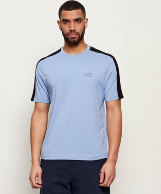 EA7 - T-shirt męski casual ze sklepu: Gomez Fashion Store w kategorii: T-shirty męskie - zdjęcie 874714-BD9-10338_E7262M000132G41