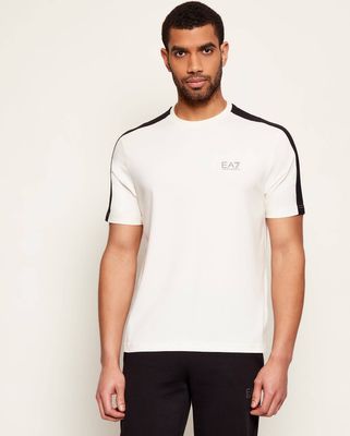 T-shirt męski EA7 ze sklepu: Gomez Fashion Store w kategorii: T-shirty męskie - zdjęcie 874714-BD9-10338_E7262M000132G14