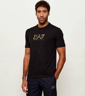 T-shirt męski na lato wiosenny EA7 ze sklepu: Gomez Fashion Store w kategorii: T-shirty męskie - zdjęcie 874714-BD9-10338_E7262M000138C51