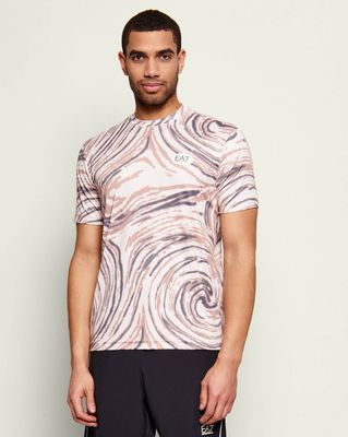 T-shirt męski młodzieżowy EA7 ze sklepu: Gomez Fashion Store w kategorii: T-shirty męskie - zdjęcie 874714-BD9-10338_E7262M000143G43