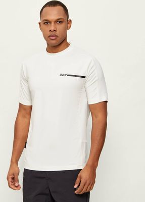 EA7 - T-shirt męski casual na wiosnę ze sklepu: Gomez Fashion Store w kategorii: T-shirty męskie - zdjęcie 874714-BD9-10338_E7262M000150G14