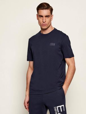 T-shirt męski na wiosnę EA7 ze sklepu: Gomez Fashion Store w kategorii: T-shirty męskie - zdjęcie 874714-BD9-10338_E7262M000154C52