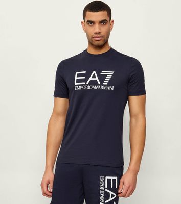 EA7 - T-shirt męski na wiosnę młodzieżowy ze sklepu: Gomez Fashion Store w kategorii: T-shirty męskie - zdjęcie 874714-BD9-10338_E7262M000165C52