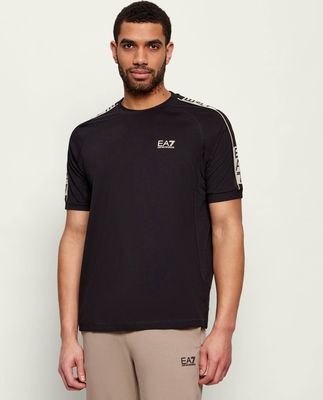 T-shirt męski na wiosnę młodzieżowy EA7 ze sklepu: Gomez Fashion Store w kategorii: T-shirty męskie - zdjęcie 874714-BD9-10338_E7262M000169C51