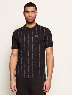 T-shirt męski w stylu młodzieżowym EA7 ze sklepu: Gomez Fashion Store w kategorii: T-shirty męskie - zdjęcie 874714-BD9-10338_E7262M000172G48
