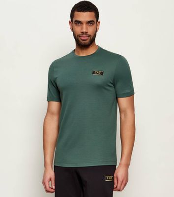 T-shirt męski casualowy EA7 ze sklepu: Gomez Fashion Store w kategorii: T-shirty męskie - zdjęcie 874714-BD9-10338_E7262M000192F75