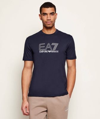 T-shirt męski EA7 ze sklepu: Gomez Fashion Store w kategorii: T-shirty męskie - zdjęcie 874714-BD9-10338_E7262M000209C52