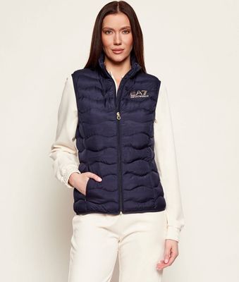 Kamizelka damska jesienna EA7 ze sklepu: Gomez Fashion Store w kategorii: Kamizelki damskie - zdjęcie 874714-BD9-10338_E7262W000003C52