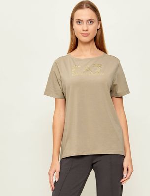 Bluzka damska casualowa EA7 ze sklepu: Gomez Fashion Store w kategorii: Bluzki damskie - zdjęcie 874714-BD9-10338_E7262W000026G56
