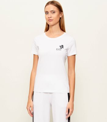 Bluzka damska EA7 ze sklepu: Gomez Fashion Store w kategorii: Bluzki damskie - zdjęcie 874714-BD9-10338_E7262W000031C54