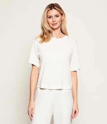 Bluzka damska na wiosnę EA7 ze sklepu: Gomez Fashion Store w kategorii: Bluzki damskie - zdjęcie 874714-BD9-10338_E7262W000035G60