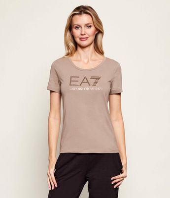 Bluzka damska w stylu młodzieżowym EA7 ze sklepu: Gomez Fashion Store w kategorii: Bluzki damskie - zdjęcie 874714-BD9-10338_E7262W000068F78