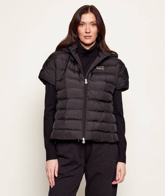 Kamizelka damska jesienna EA7 ze sklepu: Gomez Fashion Store w kategorii: Kamizelki damskie - zdjęcie 874714-BD9-10338_E7262W000070C51