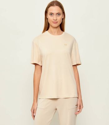 Bluzka damska na lato EA7 ze sklepu: Gomez Fashion Store w kategorii: Bluzki damskie - zdjęcie 874714-BD9-10338_E7262W000080G44