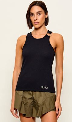 Bluzka damska na lato Liu Jo Beachwear ze sklepu: Gomez Fashion Store w kategorii: Bluzki damskie - zdjęcie 874714-BD9-10338_LB262W000013222