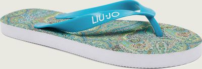 Klapki damskie letnie Liu Jo Beachwear ze sklepu: Gomez Fashion Store w kategorii: Klapki damskie - zdjęcie 874714-BD9-10338_LB262W000022980