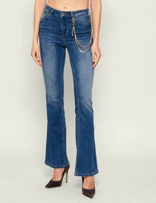 Jeansy damskie na wiosnę Liu Jo ze sklepu: Gomez Fashion Store w kategorii: Jeansy damskie - zdjęcie 874714-BD9-10338_LJ262W00002125A