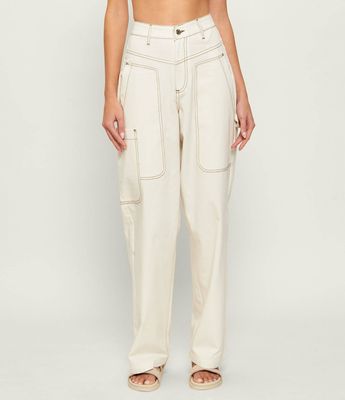 Spodnie damskie na wiosnę Liu Jo ze sklepu: Gomez Fashion Store w kategorii: Spodnie damskie - zdjęcie 874714-BD9-10338_LJ262W00007755A