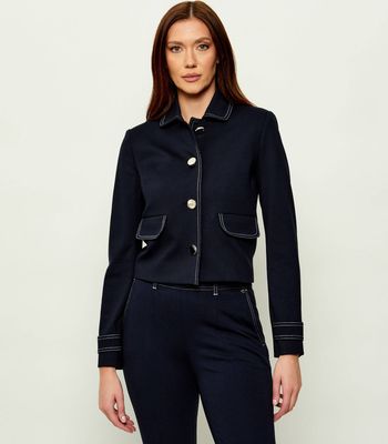 Marynarka elegancki Liu Jo ze sklepu: Gomez Fashion Store w kategorii: Marynarki damskie - zdjęcie 874714-BD9-10338_LJ262W000093100
