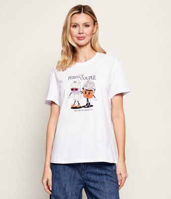 Bluzka damska Liu Jo ze sklepu: Gomez Fashion Store w kategorii: Bluzki damskie - zdjęcie 874714-BD9-10338_LJ262W00012995A