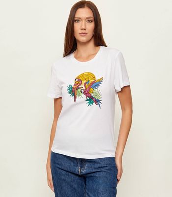 Bluzka damska młodzieżowa Liu Jo ze sklepu: Gomez Fashion Store w kategorii: Bluzki damskie - zdjęcie 874714-BD9-10338_LJ262W00009898A