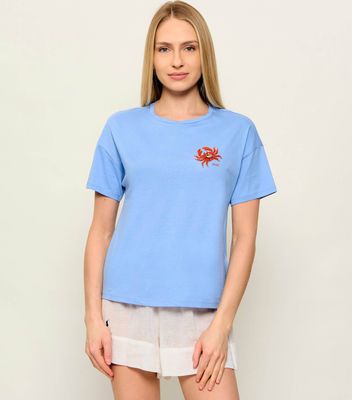 Bluzka damska na lato Liu Jo ze sklepu: Gomez Fashion Store w kategorii: Bluzki damskie - zdjęcie 874714-BD9-10338_LJ262W00011218B