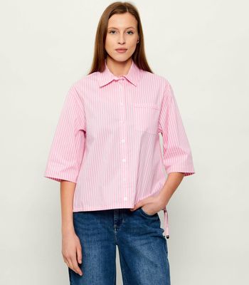 Koszula damska Liu Jo ze sklepu: Gomez Fashion Store w kategorii: Koszule damskie - zdjęcie 874714-BD9-10338_LJ262W00014719B
