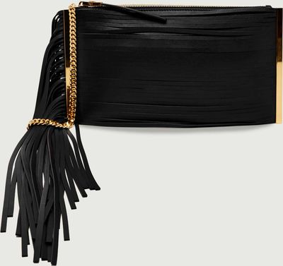 Kopertówka elegancka Elisabetta Franchi ze sklepu: Gomez Fashion Store w kategorii: Kopertówki - zdjęcie 874714-BD9-10338_EF262W000055110