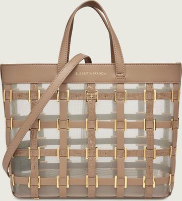 Shopper bag wakacyjna Elisabetta Franchi ze sklepu: Gomez Fashion Store w kategorii: Torby Shopper bag - zdjęcie 874714-BD9-10338_EF262W000064229