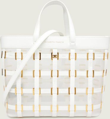 Elisabetta Franchi - Shopper bag na wakacje ze sklepu: Gomez Fashion Store w kategorii: Torby Shopper bag - zdjęcie 874714-BD9-10338_EF262W000064360